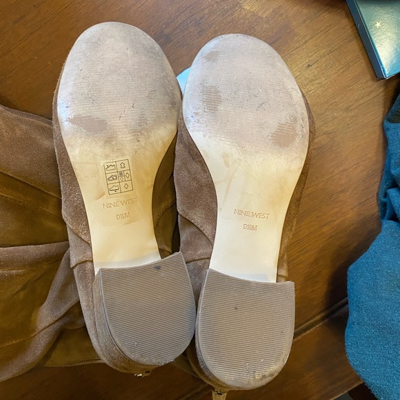 Brown suede boots sz9.5 - Picture 4 of 7